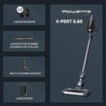 Rowenta X-Pert 6.60 Essential Akkustaubsauger – 100 W Leistung, 45 Min Laufzeit, kabellos – Bild 10
