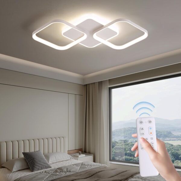 ANTENLICHT LED Deckenleuchte 40W 4500LM – Dimmbar 2700-6500K mit Fernbedienung & Memory-Funktion