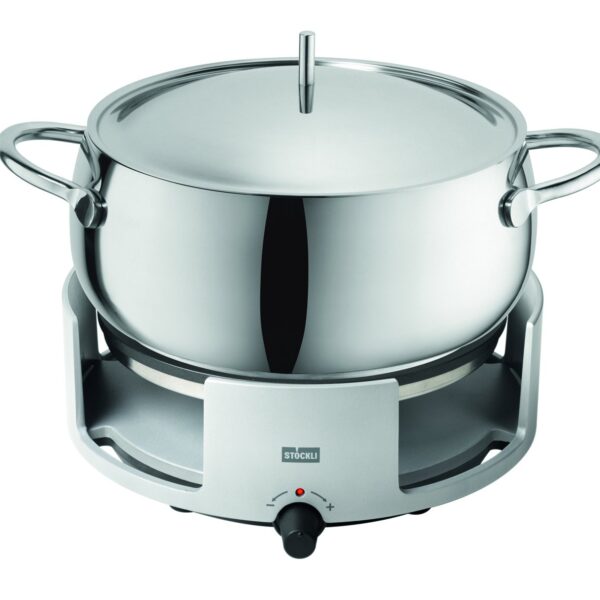 Stöckli Fondue Garnitur Avalon – Elektrisches Fondueset für 12 Personen