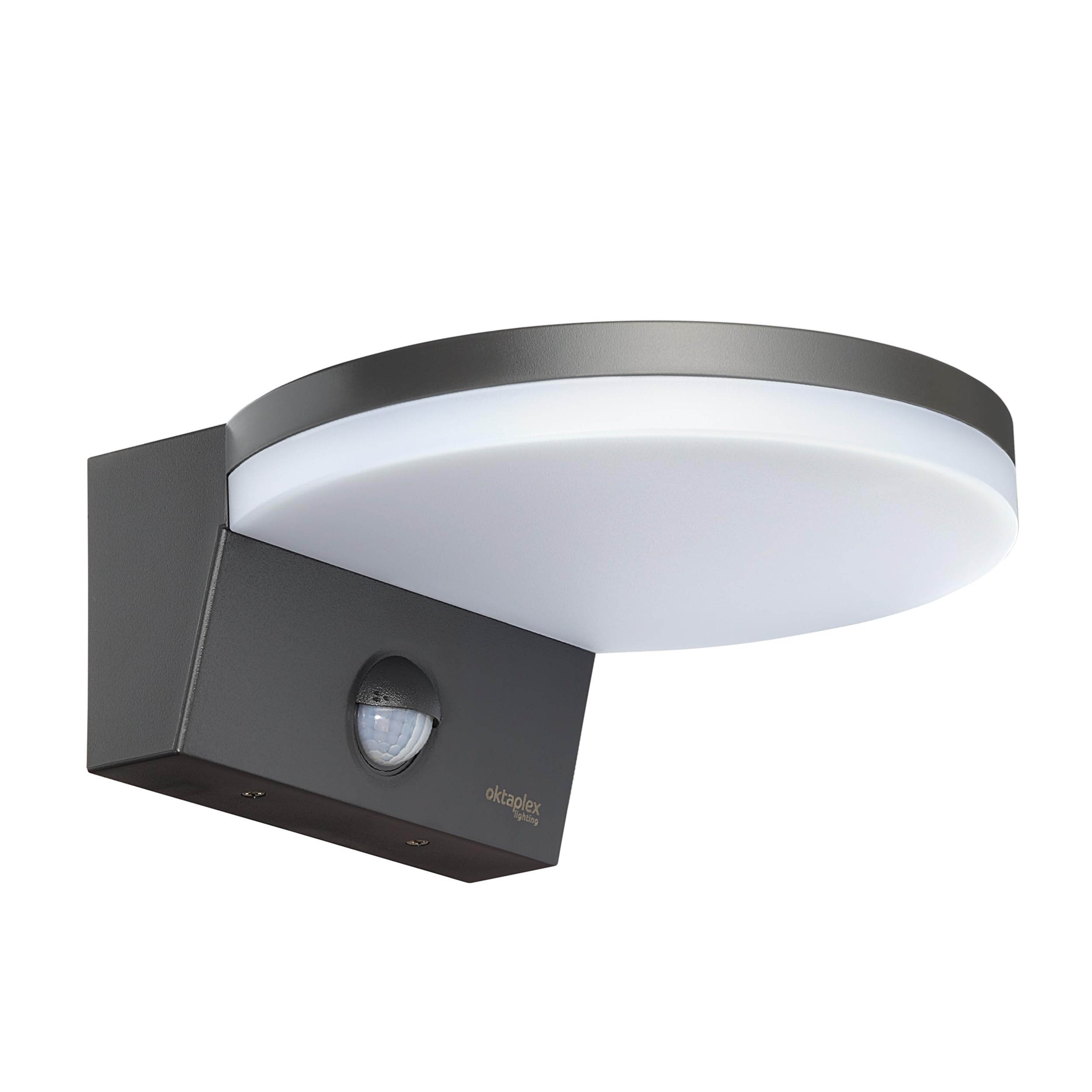 Oktaplex Ros LED Aussenlampe mit Bewegungsmelder IP65 – 1300 Lumen warmweiss