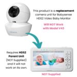 Babysense HD S2 Zusatzkamera – Ferngesteuert mit Schwenk & Zoom für Multi-Room Überwachung – Bild 2