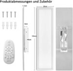 Aimosen LED Deckenleuchte 100x25 cm dimmbar – 28W Rechteck Panel mit Fernbedienung & Farbtemperatur – Bild 6
