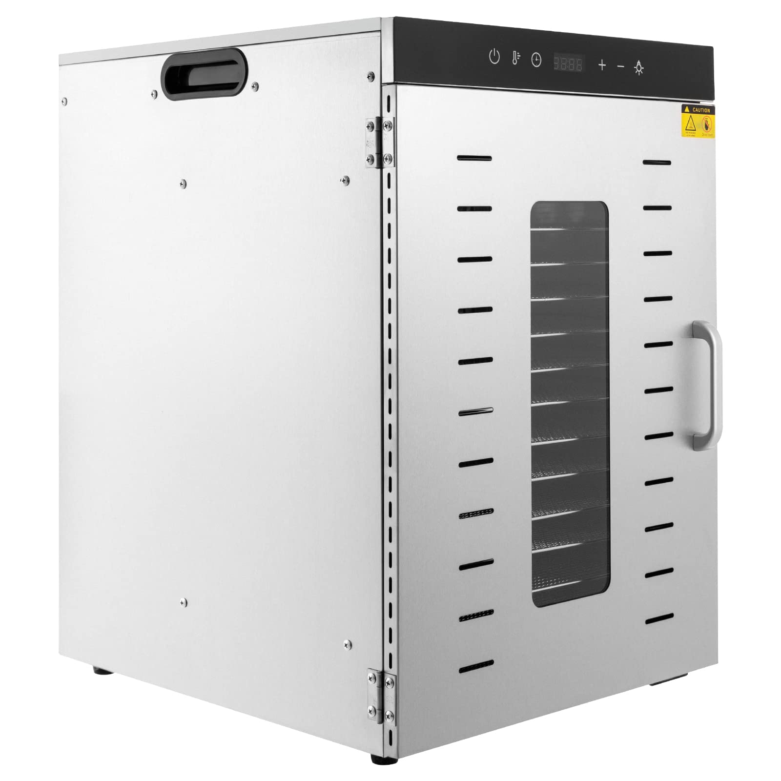 1500W Lebensmitteltrockner SS-16H mit 16 Tabletts – Profi-Dörrgerät für Obst, Gemüse & Fleisch