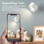 Feallive LED Wandleuchte mit Akku – 360° drehbar, Touch Control, 3 Helligkeitsstufen – Bild 4