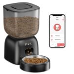 PUPPY KITTY Futterautomat Katze mit WiFi-Steuerung & Edelstahlschüssel – Smart Fütterung