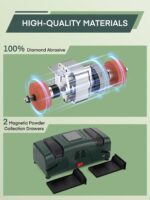 FOHERE Elektrischer Messerschärfer 5 in 1 – Diamant-Schleifmittel & Magnetische Spänesammlung – Bild 3