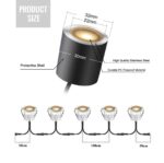 Arotelicht 10er LED Bodeneinbaustrahler warmweiss IP67 – Terrassenlicht für Garten & Terrasse – Bild 5