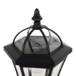 Outsunny Solar Gartenlaterne 2er Set 129 cm – LED Wegeleuchte mit 6h Laufzeit IP44 – Bild 9