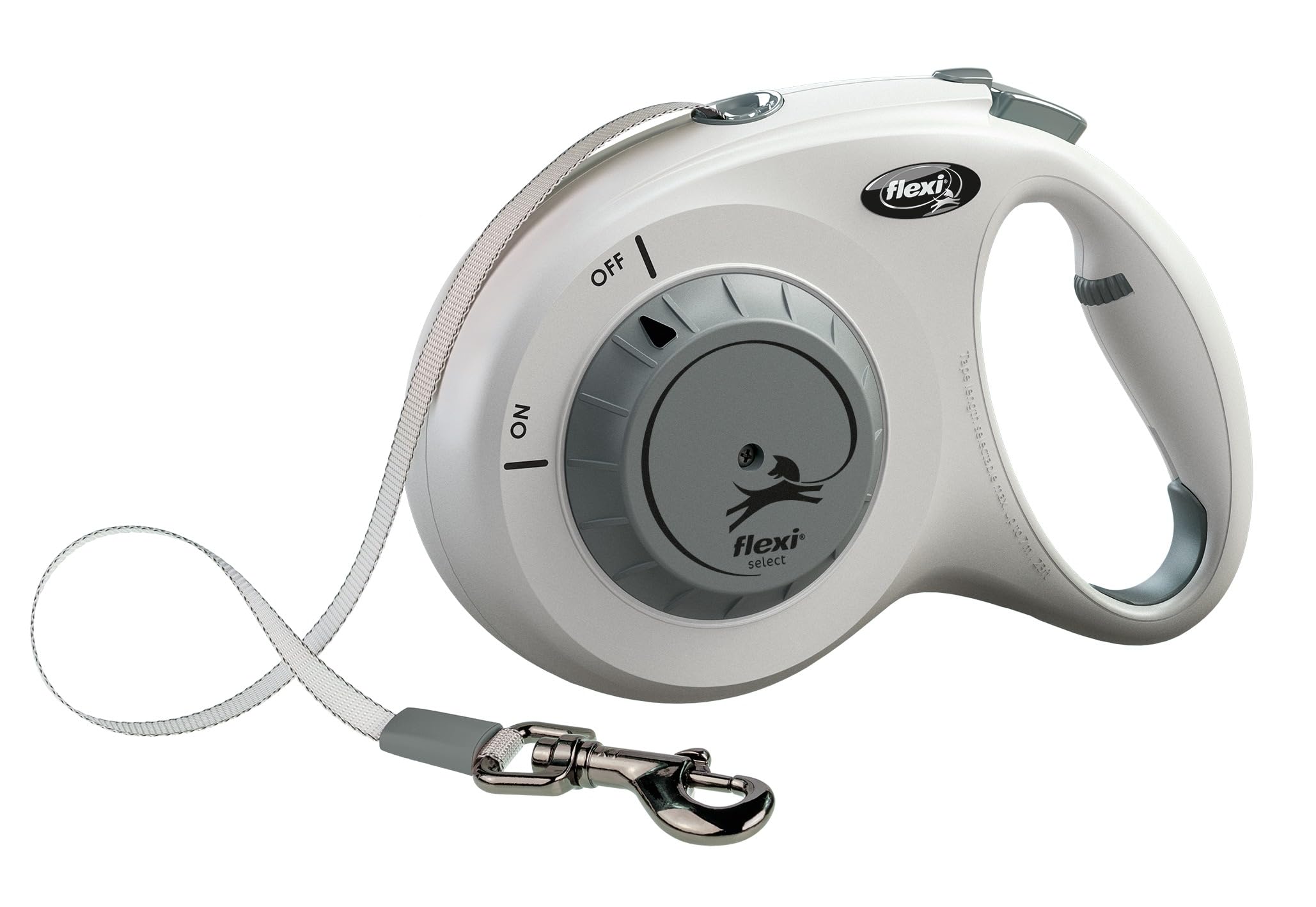 flexi Select M Hundeleine mit Gurt 0–7m – Stufenlos verstellbare Rolleine für Hunde