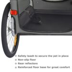 DOGGYHUT® Premium M Hundeanhänger 2-in-1 – Fahrradanhänger & Jogger für Hunde bis 23 kg – Bild 6