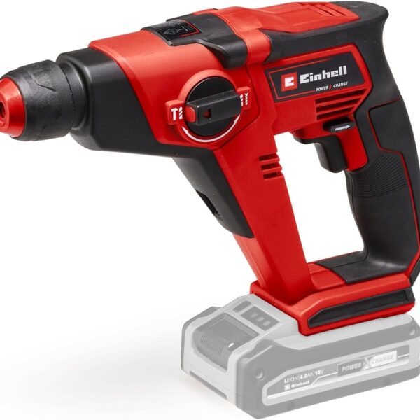 Einhell Akku-Bohrhammer TE-HD 18/12 Li-Solo – 18 V Schlagbohrer mit SDS-plus