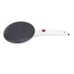 Brrnoo Elektrischer Crêpe-Maker 20 cm mit Temperaturregelung – Antihaft-Pfannkuchen für Frühstück