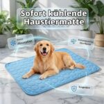 Baopinlady Selbstkühlende Hundematte XL 70x100 cm – Waschbare Kühldecke für Hunde & Katzen – Bild 2