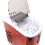 Mulano Eiswürfelmaschine Edelstahl Orange – 10-12 kg Tagesleistung für Party & Gastronomie – Bild 7