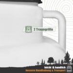 FIXKRAFT 50 Liter Weithalsfass mit Deckel – Lebensmittelecht Lagerbehälter für Haushalt & Tierfutter – Bild 5