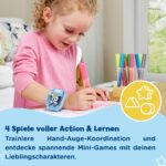VTech Bluey Lernuhr – Interaktive Armbanduhr mit 4 Spielen für Kinder 3-6 Jahre – Bild 3