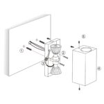 Klighten 4er-Set GU10 Wandleuchte Anthrazit – IP65 Aussenleuchte für Innen & Aussen – Bild 7