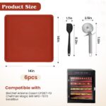 6er Set Silikon-Dörrschalen 35,6 x 35,6 cm – Lebensmittelecht für Dehydrator & Backofen – Bild 2