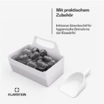 Klarstein IceCraft Eiswürfelmaschine – 12 kg/24 h, Eiswürfel in 6 Minuten, 2 Größen – Bild 7