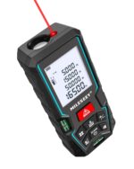 MILESEEY Laser-Entfernungsmesser 50m – ±2mm Genauigkeit mit LCD & Flächenberechnung