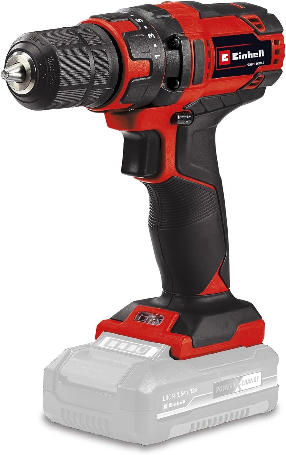Einhell Akku-Bohrschrauber TC-CD 18/35 Li-Solo – 18 V, 35 Nm, Power X-Change