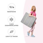 Kinderkraft Lovi 3-in-1 Kinderreisebett – Wiege & Schaukelbett für Neugeborene – Bild 7
