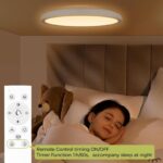 hepside LED Deckenleuchte 30cm, 24W Dimmbar mit Fernbedienung – RGB Farbwechsel & 3 Farbtemperaturen – Bild 4