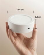 EZVALO Akku-Wandleuchte mit Fernbedienung – 360° drehbar, 3 Farbmodi, USB-C aufladbar – Bild 9