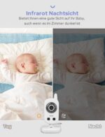 GHB Babyphone mit Kamera – 2,4" Display, ECO-Modus & Nachtsicht für sicheres Babymonitoring – Bild 5