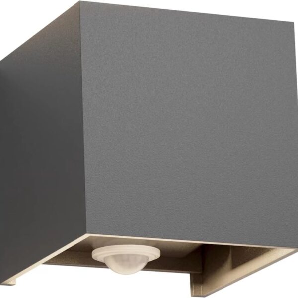 Klighten 12W LED Aussenlampe mit Bewegungsmelder – Moderne Wandleuchte IP65 für Innen & Aussen