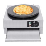 NadineDutol Elektrischer Crêpe Maker 40 cm – Profi-Crepesmaschine mit Thermostat 50–300°C