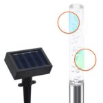 Spetebo LED Solar Leuchtstäbe BUBBLES 6er Set – Farbwechsel Gartenleuchten mit Solarpanel – Bild 4