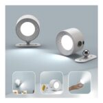 Feallive LED Wandleuchte mit Akku 2er Set – Touch Control, 360° drehbar, kabellos