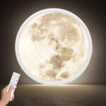 Aphyni Mondlicht LED Deckenleuchte Ø40 cm, 33W dimmbar – 3000–6500 K mit Timer für Schlafzimmer – Bild 7