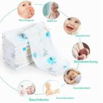 Yoofoss Mulltücher Baby 10er Set 27x50 cm – 6-lagige Baumwoll-Mullwindeln für Neugeborene – Bild 5