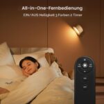 FULEN 2er-Pack LED-Wandleuchten mit 3200-mAh-Akku – Dimmbar mit Touch & Fernbedienung – Bild 2