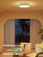 Lepro AI Smart Deckenlampe T1 – 24W RGBCCT mit KI-Lichtdesigner & Musiksync – Bild 6