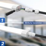 ANTENLICHT LED Feuchtraumleuchte 150cm – 45W 5000 Lumen IP65 Neutralweiss 4000K – Bild 5