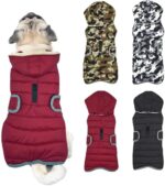 Etechydra Winter Hundejacke mit abnehmbarem Hut – Wasserdicht & warm für alle Hunderassen – Bild 7