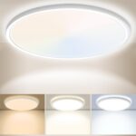 Yexati LED Deckenleuchte 24W – 3200 lm mit 3 Farbtemperaturen & IP54 für Küche, Bad & Wohnzimmer