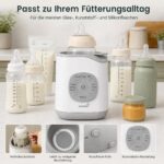 GROWNSY Flaschenwärmer Baby – Intelligente Automatik, 3–5 Min. Wasserbad, Sterilisieren & Auftauen – Bild 8