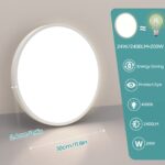 Swoieltr LED-Deckenleuchte Ø30cm, 24W, 2400lm – Ultradünn & Energiesparend für alle Räume – Bild 3
