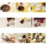 Haofy Elektrische Schokoladenschmelzmaschine mit 7 Formen – Fondue-Set für Heimgebrauch – Bild 4