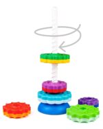 FANCY 40 cm Stapelpyramide mit Spiralgewinde – Motorik-Spielzeug für Babys ab 1 Jahr – Bild 3
