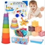 Dazhshun 6-in-1 Montessori Spielzeug ab 6 Monate – Motorikspielzeug für Babys & Kleinkinder – Bild 9