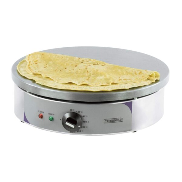 Casselin CCR40E – Elektrische Crêpespfanne rund Ø400 mm für Profiküchen