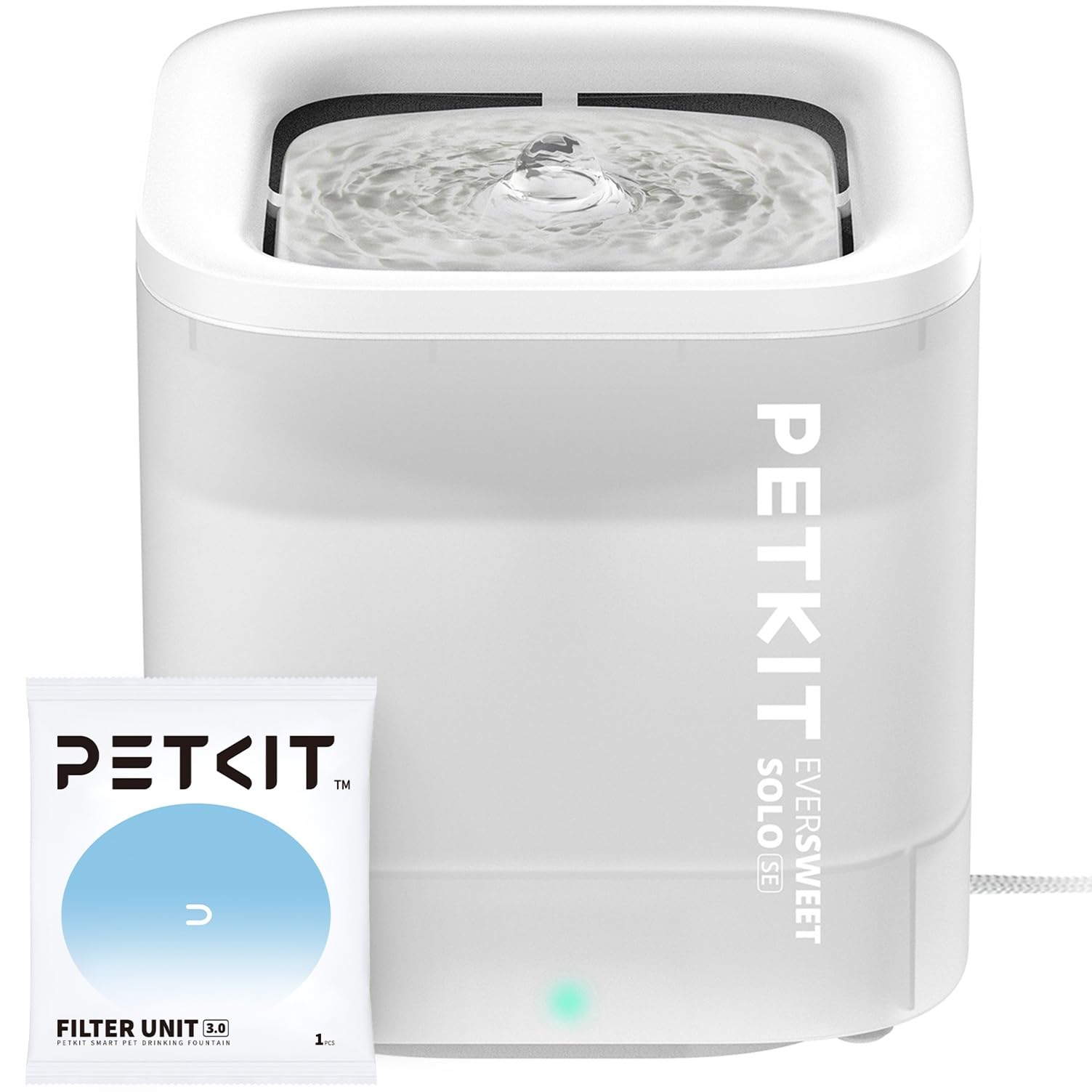 PETKIT CYBERTAIL Wasserbrunnen 1,85L – Intelligenter Trinkbrunnen für Katzen & Hunde