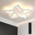 Sky angle LED Deckenleuchte Dimmbar mit Fernbedienung – Moderne Wohnzimmerlampe mit Farbwechsel