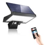 JESLED 108 LED Solarleuchte mit Bewegungsmelder – 800 LM Sicherheitslicht IP65 für Garten & Garage