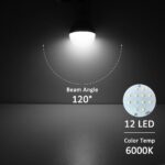 SCNNC 3W LED Solarlampen mit 3,45m Kabel – Tragbare Solar Lanterne für Camping & Notfall (2er Set) – Bild 5